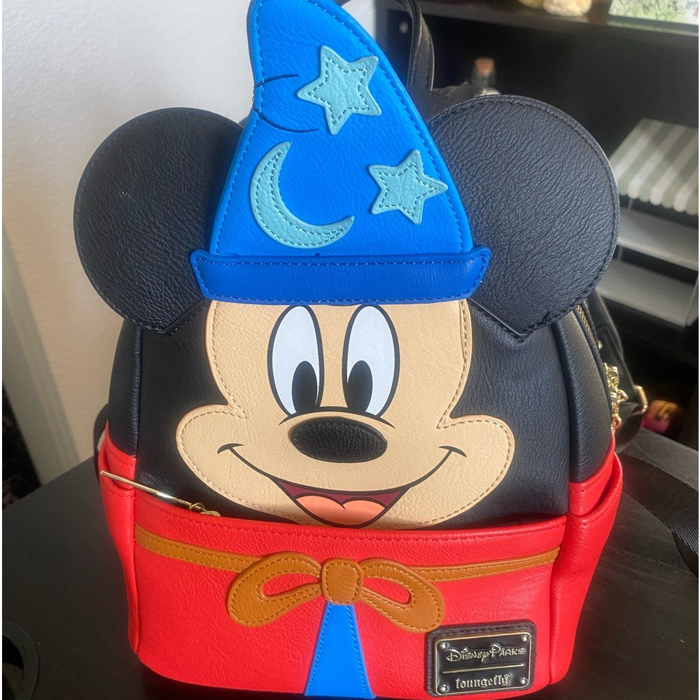 Disney Parks Loungefly Sorcerer Mickey Backpack